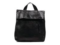 Howie Leather Backpack Black view