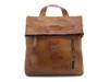 Howie Leather Backpack Tan view
