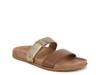 Elaine Sandal Tan/Gold Leather view