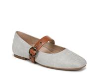 Hattie Mary Jane Flat Grey Canvas view