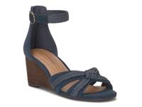 Jaelah Wedge Sandal Navy view