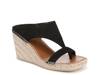 Farren Wedge Sandal Black view