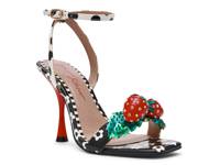 Addison Sandal White/Black/Red view