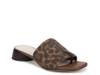 Loran Sandal Brown/Black Leopard Print view