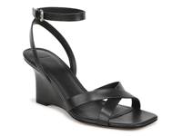 Parma Wedge Sandal - Women's Black Leather view