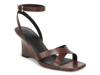 Parma Wedge Sandal - Women's Dark Brown Leather view