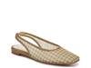 Daphne Flat - Women's Beige/White Gingham view