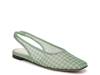 Daphne Flat - Women's Green/White Gingham view
