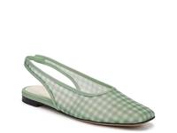 Daphne Flat - Women's Green/White Gingham view