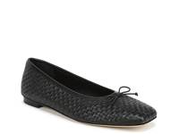 Darla Ballet Flat - Women's Black Leather view