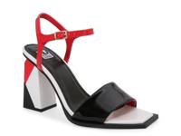 Holly Sandal Black/White/Red view