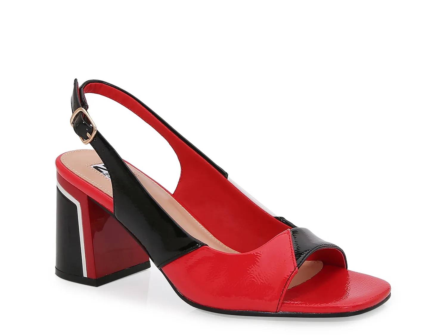 strapless open back dress Womens Darissa Red Shootie High-Heel Sandals main image 0