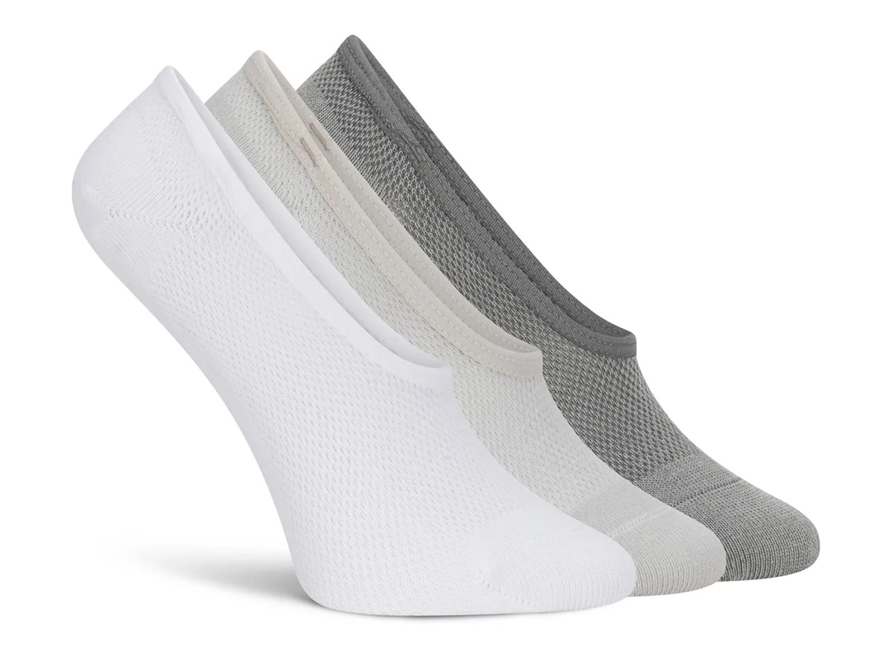 Mesh Women's No Show Liners - 3 Pack
