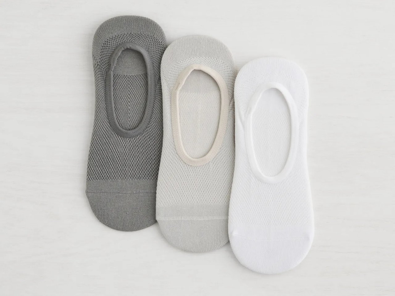 Mesh Women's No Show Liners - 3 Pack