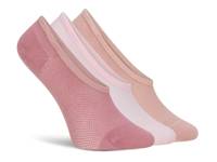 Mesh Women's No Show Liners - 3 Pack Light Pink view