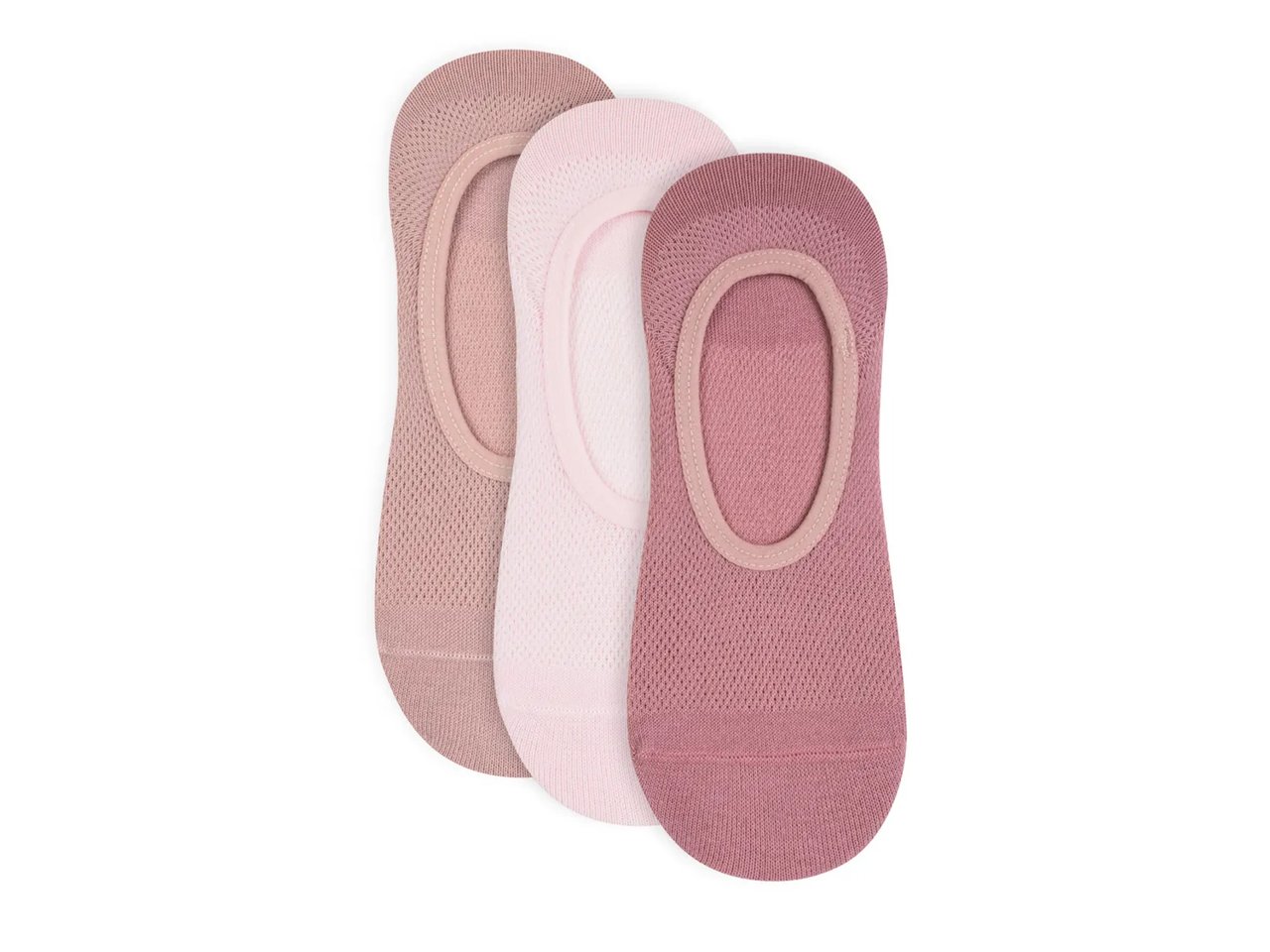 Mesh Women's No Show Liners - 3 Pack