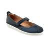 Dayton Mary Jane Flat Navy view