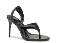 Lume Sandal Black Patent Leather view