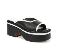 Fernanda Platform Sandal Black/White view