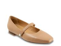 Hazel Mary Jane Flat Beige view