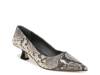 Diva Pump Light Grey Snake Print view