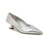 Diva Pump Silver Metallic Leather view