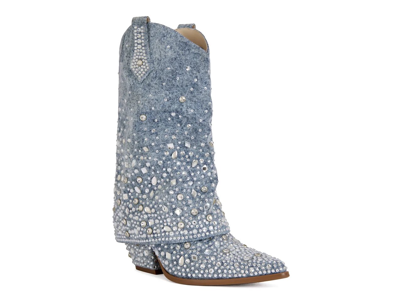 Christos Foldover Western Bootie