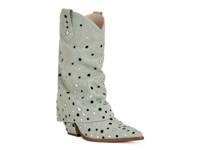 Jaimy Foldover Western Bootie Dusty Pale Green view