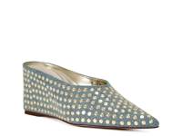 Neiza Wedge Mule Blue Denim view