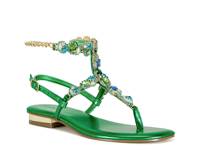 Piera Sandal Light Green Rhinestone view