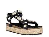 Watkins Espadrille Platform Sandal Black view