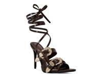 Westbrook Sandal Dark Brown Croc Print view