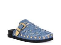 Zale Clog Blue Denim view