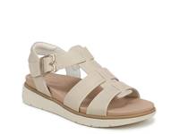 Penny Wedge Sandal Off White view