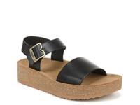 Happy Lucky Wedge Sandal Black view