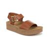 Happy Lucky Wedge Sandal Honey Brown view