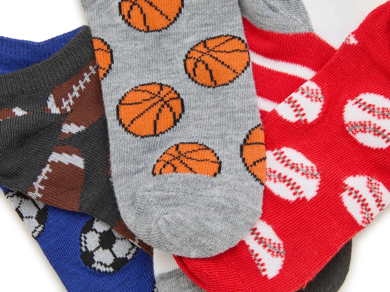 Sport Kids' No Show Socks - 6 Pack