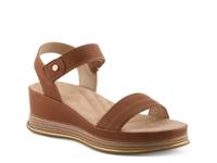 Raizel Wedge Sandal Camel Brown view