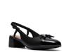 Iridessa Sling Pump Black Leather view