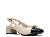 Iridessa Sling Pump Cream Leather view