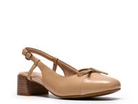 Iridessa Sling Pump Beige Leather view
