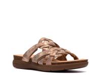April Rae Wedge Sandal Gold Metallic view