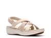 BreezeRae Ana Sandal Cream Canvas Textile view