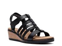 Kacha Step Wedge Sandal Black view