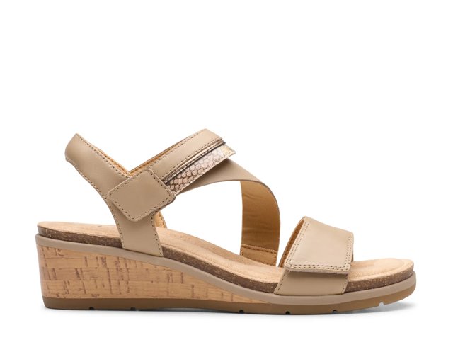 Kacha Wave Wedge Sandal