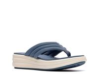 Drift Carmen Wedge Sandal Blue Denim view