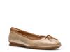 Jazmynn Bow Ballet Flat Tan Woven Fabric view