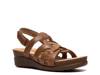 Calenne Gracie Wedge Sandal Cognac view