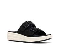 Cloudstepper Drift Faye Wedge Sandal Black view