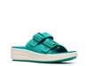 Cloudstepper Drift Faye Wedge Sandal Dark Green view